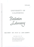 Cover page: High-Energy Beta Decay of Light Elements