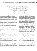 Cover page: After braking comes hasting: reversed effects of indirect associations in 2nd and 4th
graders