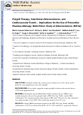 Cover page: Polypill Therapy, Subclinical Atherosclerosis, and Cardiovascular Events—Implications for the Use of Preventive Pharmacotherapy MESA (Multi-Ethnic Study of Atherosclerosis)