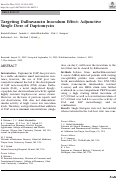 Cover page: Targeting Dalbavancin Inoculum Effect: Adjunctive Single Dose of Daptomycin