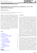 Cover page: Measurement of Zγγ production in pp collisions at s=13 TeV with the ATLAS detector