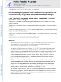 Cover page: Discriminating lung adenocarcinoma from lung squamous cell carcinoma using respiration-induced tumor shape changes