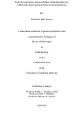 Cover page: Early life experience and social status in the laboratory rat: Addressing causal questions from social epidemiology