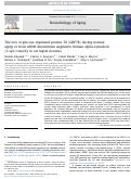 Cover page: The loss of glucose-regulated protein 78 (GRP78) during normal aging or from siRNA knockdown augments human alpha-synuclein (α-syn) toxicity to rat nigral neurons