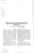 Cover page: Changes in Amounts of Auxinlike Growth Promoter, Gibberellin, and Inhibitor in Citrus Infected with Exocortis Virus