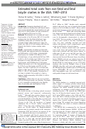 Cover page: Estimated total costs from non-fatal and fatal bicycle crashes in the USA: 1997–2013