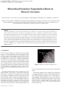 Cover page: Hierachical Isosurface Segmentation Based on Discrete Curvature