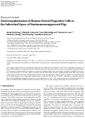 Cover page: Xenotransplantation of Human Neural Progenitor Cells to the Subretinal Space of Nonimmunosuppressed Pigs