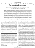 Cover page: Severe Pruning of Infected Grapevines Has Limited Efficacy for Managing Pierce’s Disease