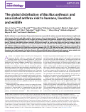 Cover page: The global distribution of Bacillus anthracis and associated anthrax risk to humans, livestock and wildlife