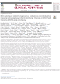 Cover page: Birth outcomes in relation to neighborhood food access and individual food insecurity during pregnancy in the Environmental Influences on Child Health Outcomes (ECHO)-wide cohort study.