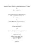 Cover page: Exploiting Spatial Channel Occupancy Information in WLANs