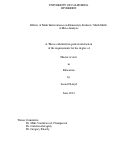 Cover page: Effects of Math Interventions on Elementary Students' Math Skills: A Meta-Analysis