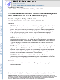 Cover page: Assessment of remineralization via measurement of dehydration rates with thermal and near-IR reflectance imaging