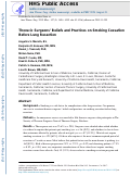 Cover page: Thoracic Surgeons’ Beliefs and Practices on Smoking Cessation Before Lung Resection