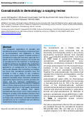 Cover page: Cannabinoids in dermatology: a scoping review