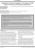 Cover page: Anaphylaxis Caused by Swimming: A Case Report of Cold-induced Urticaria in the Emergency Department