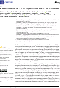 Cover page: Characterization of FOLH1 Expression in Renal Cell Carcinoma