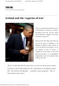 Cover page: Ireland and the 'Vagaries of War'