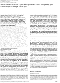 Cover page: Aurora- A/STK15 T + 91A is a general low penetrance cancer susceptibility gene: a meta-analysis of multiple cancer types