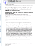 Cover page: Short-term and repeated exposure to particulate matter sizes from Imperial Valley, California to induce inflammation and asthmatic-like symptoms in mice