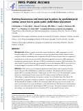 Cover page: Ranking Businesses and Municipal Locations by Spatiotemporal Cardiac Arrest Risk to Guide Public Defibrillator Placement.