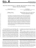 Cover page: Real-Time Demonstration of a mHealth App Designed to Reduce College Students Hazardous Drinking