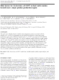 Cover page: Risk factors for Escherichia coli O157 on beef cattle ranches located near a major produce production region