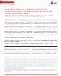 Cover page: Racial/Ethnic Differences in 25‐Hydroxy Vitamin D and Parathyroid Hormone Levels and Cardiovascular Disease Risk Among Postmenopausal Women