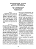 Cover page: Syntactic Systematicity Arising from Semantic Predictions in a Hebbian-Competitive Network