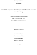 Cover page: A Mixed-Methods Exploration of Parent-Young Adult Child Mental Health Conversations Across Cultural Groups