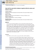 Cover page: Age and the association between negative affective states and diurnal cortisol.