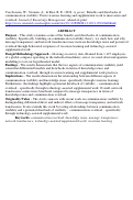 Cover page: Benefits and drawbacks of communication visibility: from vicarious learning and supplemental work to knowledge reuse and overload