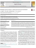 Cover page: Modeling and forecasting of cooling and electricity load demand