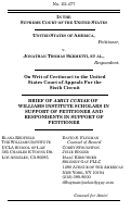 Cover page of United States v. Skrmetti: Amicus Brief