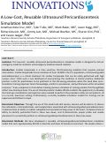 Cover page: A Low-Cost, Reusable Ultrasound Pericardiocentesis Simulation Model