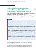 Cover page: SGLT2i and Primary Prevention of Cancer&nbsp;Therapy-Related Cardiac Dysfunction in Patients With Diabetes.