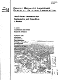 Cover page: Metal Plasma Immersion Ion Implantation and Deposition: A Review