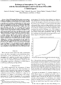 Cover page: Exchanges of Atmospheric CO2 and 13CO2 with the Terrestrial Biosphere and Oceans from 1978 to 2000. I. Global Aspects