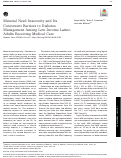 Cover page: Material Need Insecurity and Its Concurrent Barriers to Diabetes Management Among Low-Income Latino Adults Receiving Medical Care