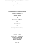 Cover page: Characterization of Spermatogenesis in the Planarian S. mediterranea