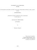 Cover page: Developments in ensemble and finite temperature density functional theory using a model system