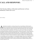 Cover page: Call and Response: The Narrative Politics of Precedent and Structure in Oscar Micheaux’s Within Our Gates