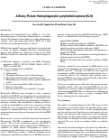 Cover page: A Blurry Picture: Hemophagocytic Lymphohistiocytosis (HLH)