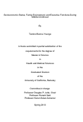 Cover page: Socioeconomic Status, Family Environment, and Executive Functions During Middle Childhood