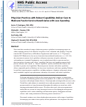 Cover page: Physician Practices With Robust Capabilities Spend Less On Medicare Beneficiaries Than More Limited Practices