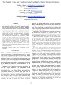 Cover page: The Number, Type, and Configuration of Landmarks Distort Distance Estimates