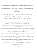 Cover page: Potentiometric entropy and operando calorimetric measurements reveal fast charging mechanisms in PNb<sub>9</sub>O<sub>25</sub>