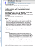 Cover page: Managing In-Session Surprises: Provider Responses to Emergent Life Events during Evidence-Based Treatment Implementation.