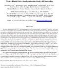 Cover page: Native blank defect analysis for the study of printability